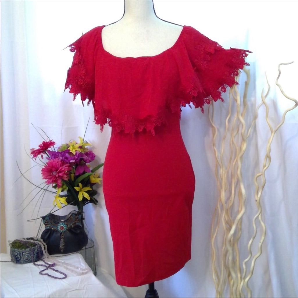 Valentine Brand Red Dress